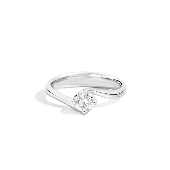 Anello Recarlo Donna Anniversary in Oro bianco Diamante 0.602 Ct R01SO195/061-14 - R01SO195/061-14